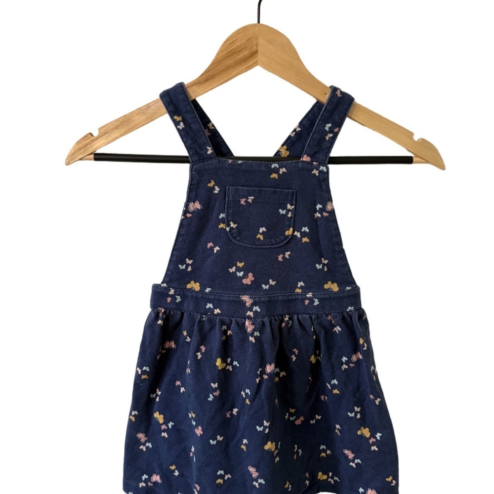 Carter's Navy Butterfly Kids Overalls